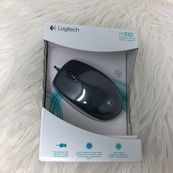 Logitech Black Mouse M100 910-001601 - Picture 1 of 5